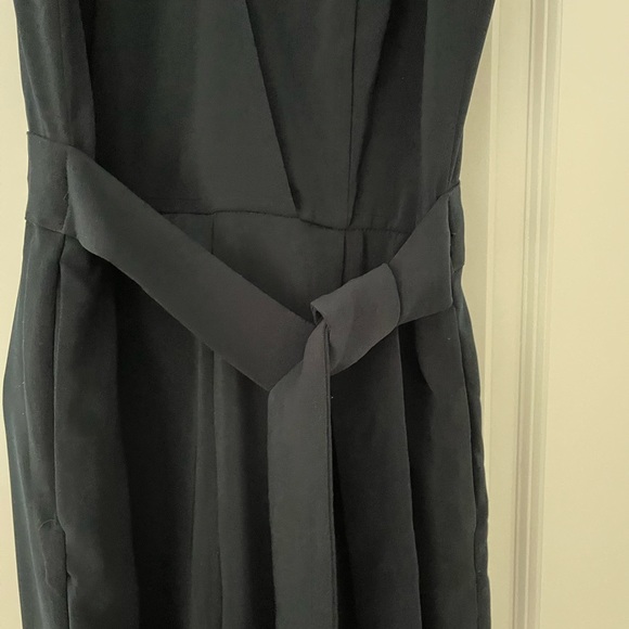 H & M Navy Blue Cropped Jumpsuit Size 8 - Picture 5 of 10